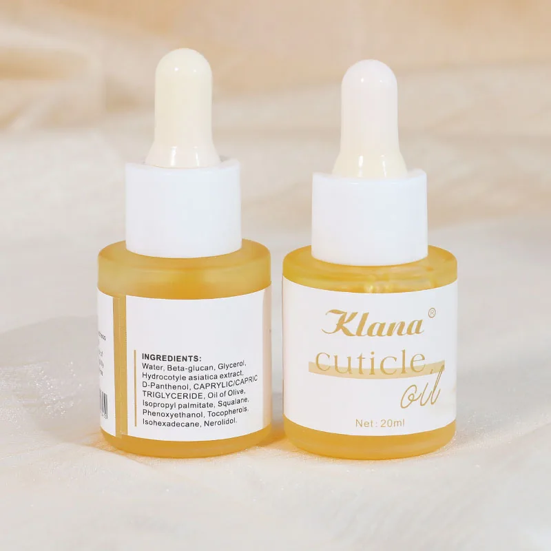 Klana Nail Cuticle Oil For Nail Beauty Salon Naturally Organic Essential Vitamin Nail Repair Care Vegan Scented Oil