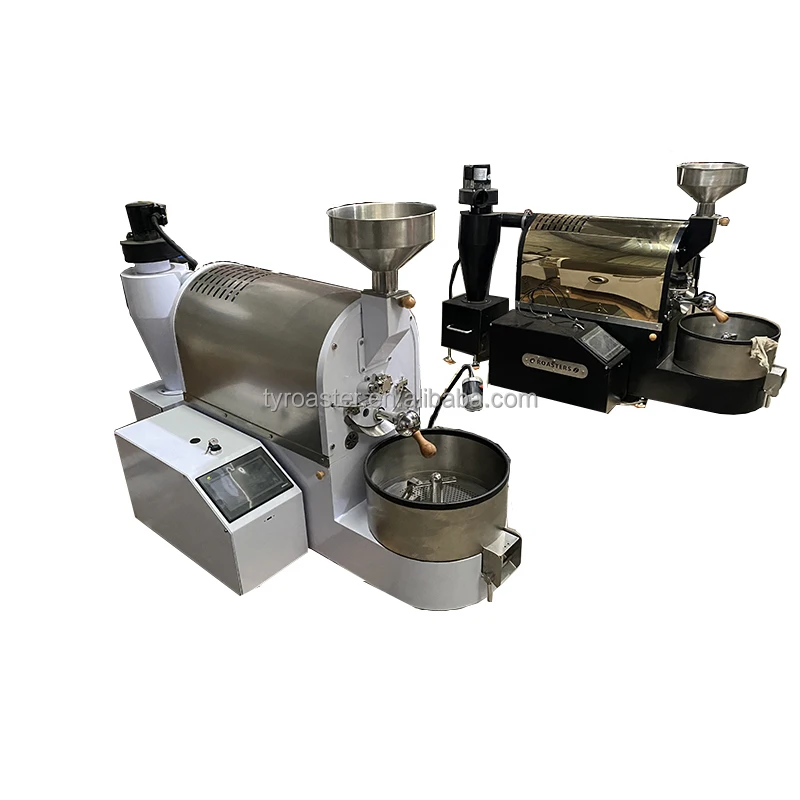 Widely used roaster for roasting coffee 500g 1kg 2kg german specialty rotary drum high capacity coffee roaster for house