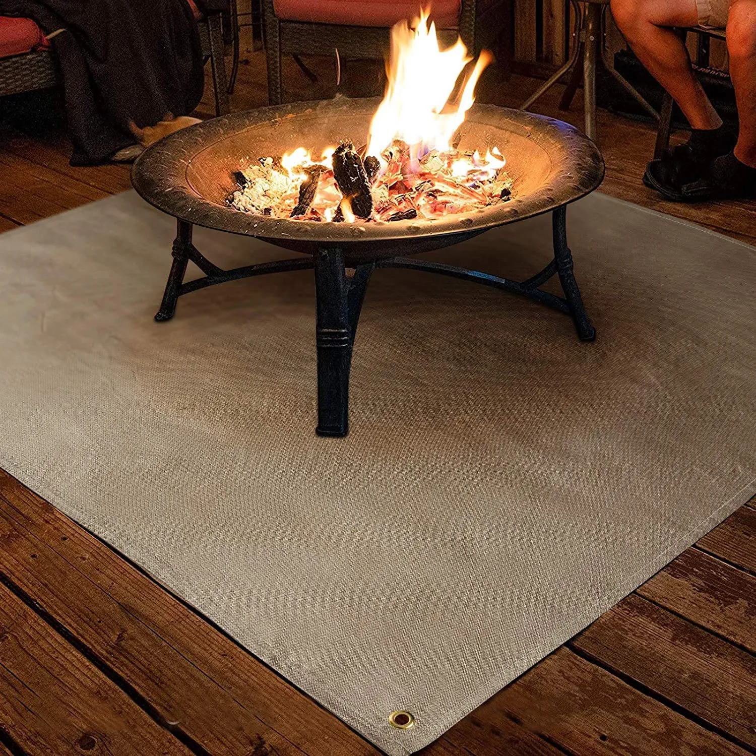 Fireproof BBQ Grill Picnic Mat Fiberglass Isolation Fire proof Blanket For Outdoor Camping Cooking Barbecue Fire Pot Oven Mat