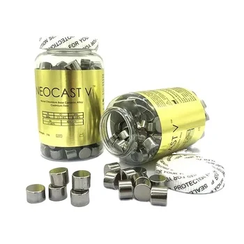 Dental Alloy Porcelain Steel Dental NEOCAST V Ceramic Alloy With Beryllium For Porcelain Denture Teeth