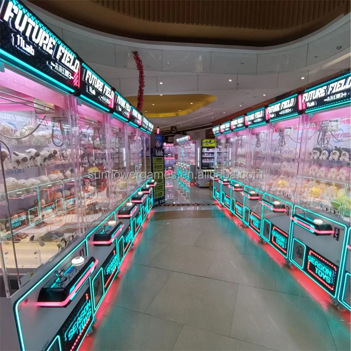 Indoor Amusement Equipment Coin Operated Games Mini Plush Toy Claw Crane Machine  Gift Game Machine