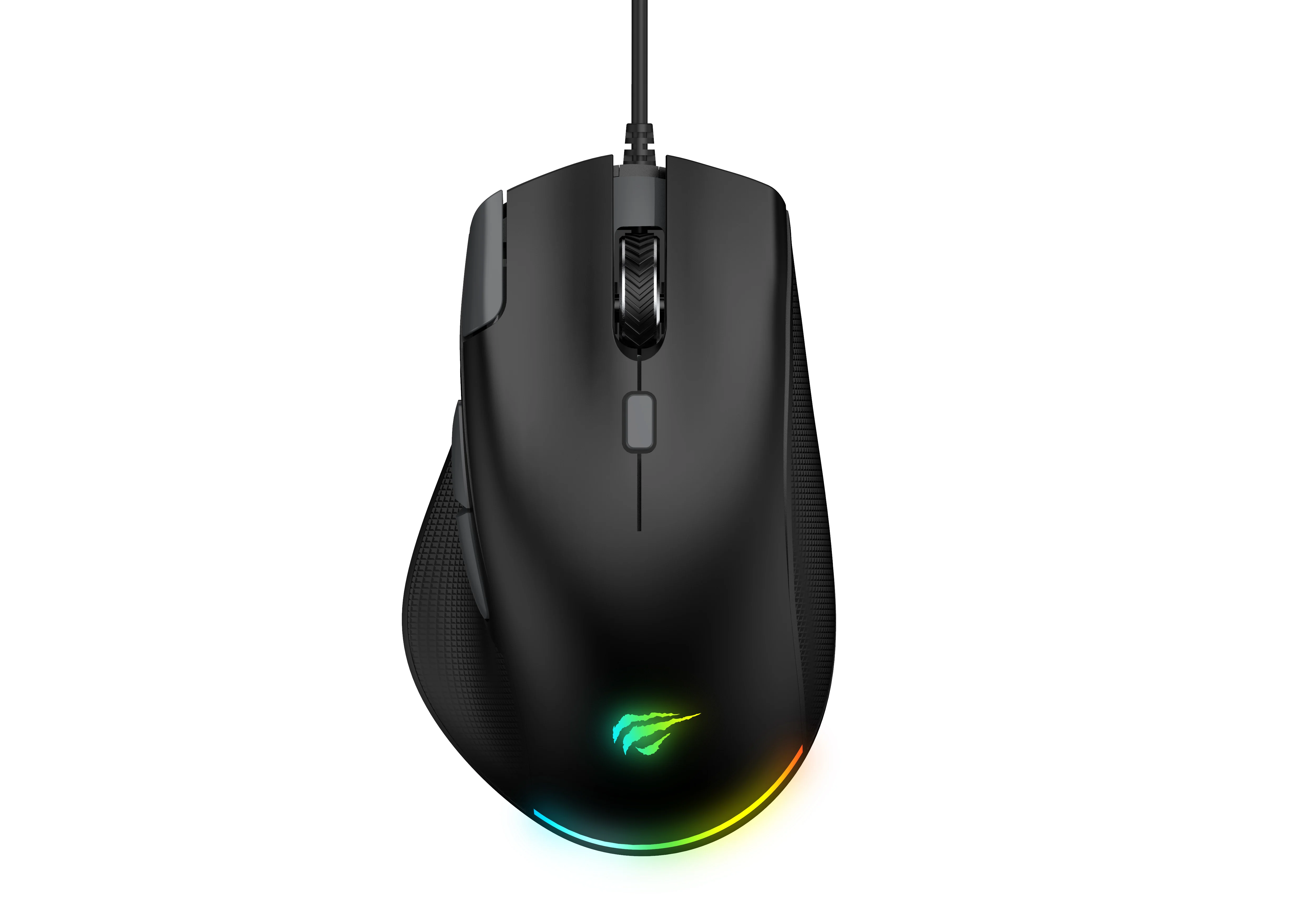 High Performance Wired Gaming Mouse,  12800 DPI, RGB, Adjustable Weights, 11 Programmable Buttons, On-Board Memory, PC / Mac