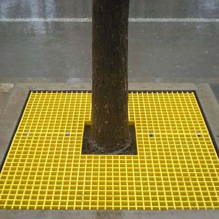 Fiberglass tree grid custom protection tree grid size