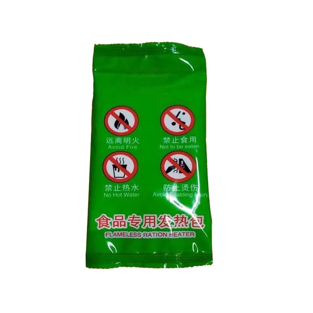 Cookware food heater bag Self heating food packaging for camping