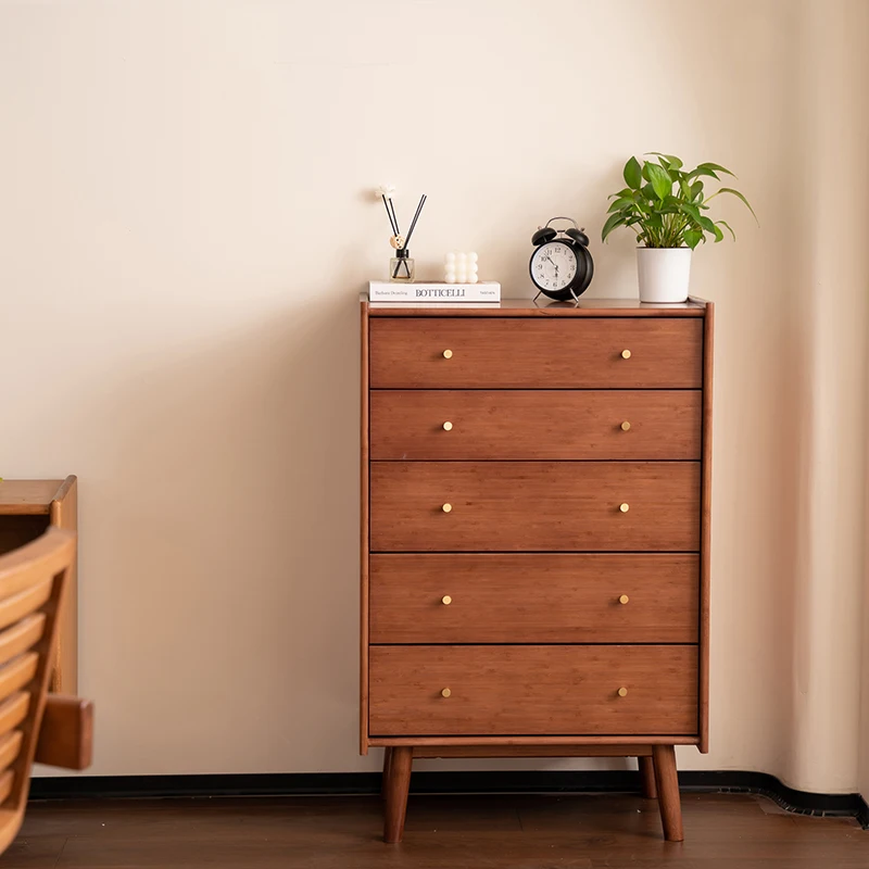 AiLiKEA PLANT HOT SALE OdM&OeM CUSTOMIZED Modern bedroom furniture style Bamboo chest of drawers storage cabinet