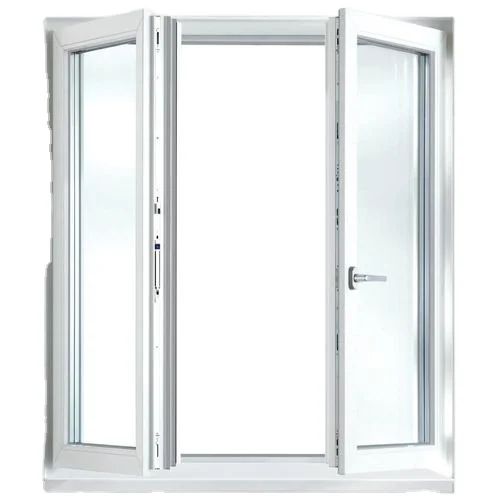 Ураганные окна Upvc качели ПВХ оконные створки с двойной глазурью для виллы