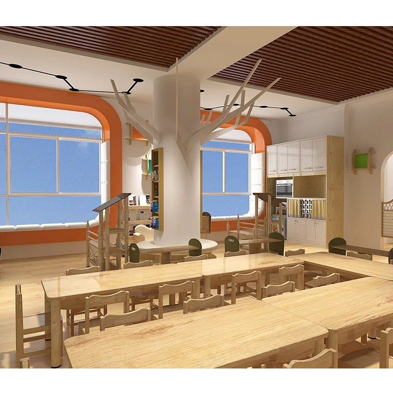Used kindergarten furniture daycare centre wooden furniture for children