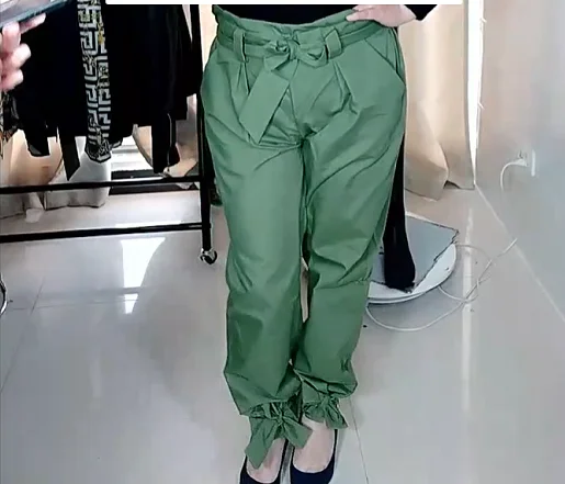 Лидер продаж, модная женская обувь, Однотонная юбка с высокой талией тонкий твердый Бинт Эластичный штаны офисные женские Туфли летние повседневные Прямые тонкие брюки S-2XL