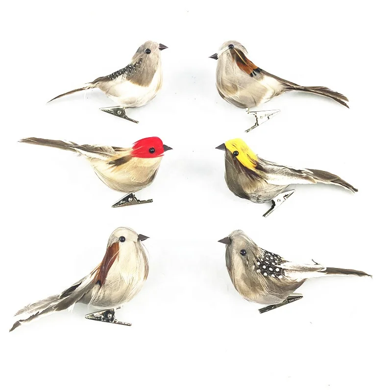 Artificial Feather Birds for  Garden Decoration