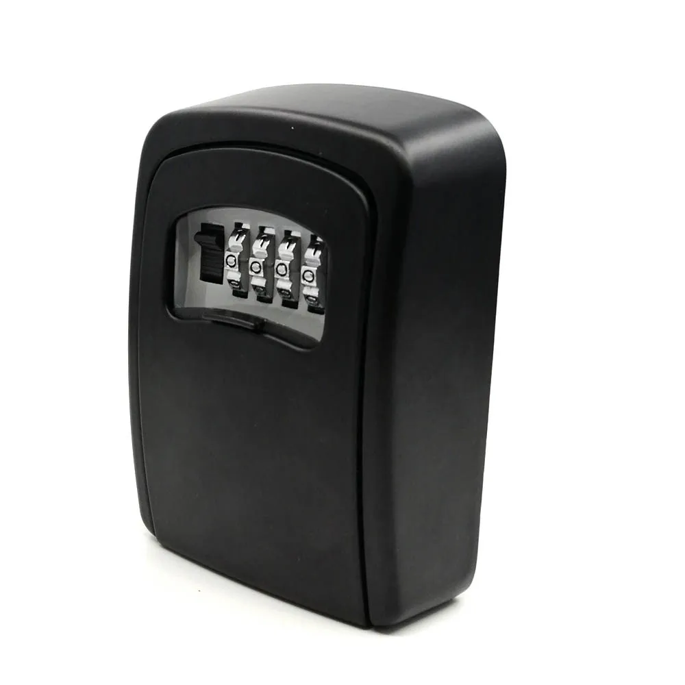 Outdoor Digit Wall Mount Combination Password Lock key safe box Aluminum Alloy  Keys Storage Box