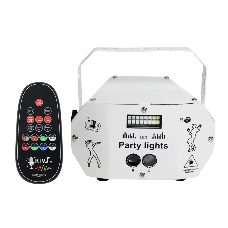 rgb remote control Professional DJ Audio Lighting Par Led Dmx Stage Light  Quantity Luminous White Lamp disco strobe lamp