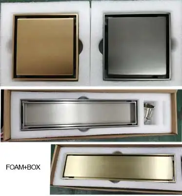 AMAXO Bathroom Accessories Square Deodorization Bathroom Shower Odor Proof Floor Drain