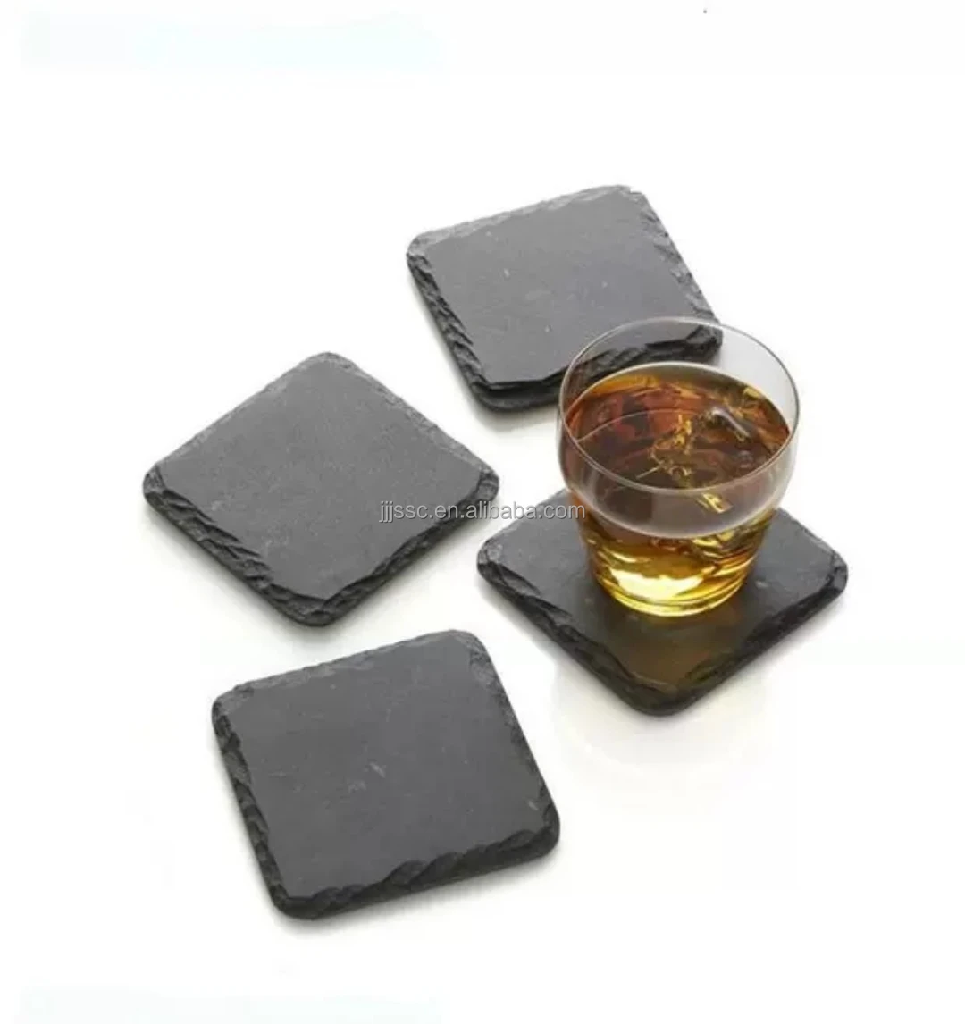 beauty slate placemats and coasters set home bargains uk for Drinks