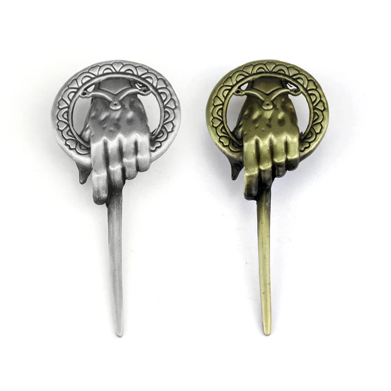Hand of the King Lapel Inspired Authentic Prop Pin Badge Brooches Movie Jewelry