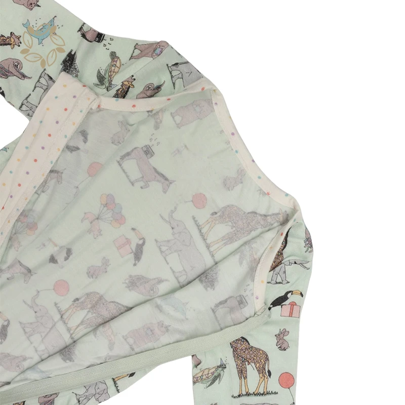 Eco friendly baby clothing romper orgnaic bamboo zip baby romper sustainable baby romper infant sleepsuit newborn onesie