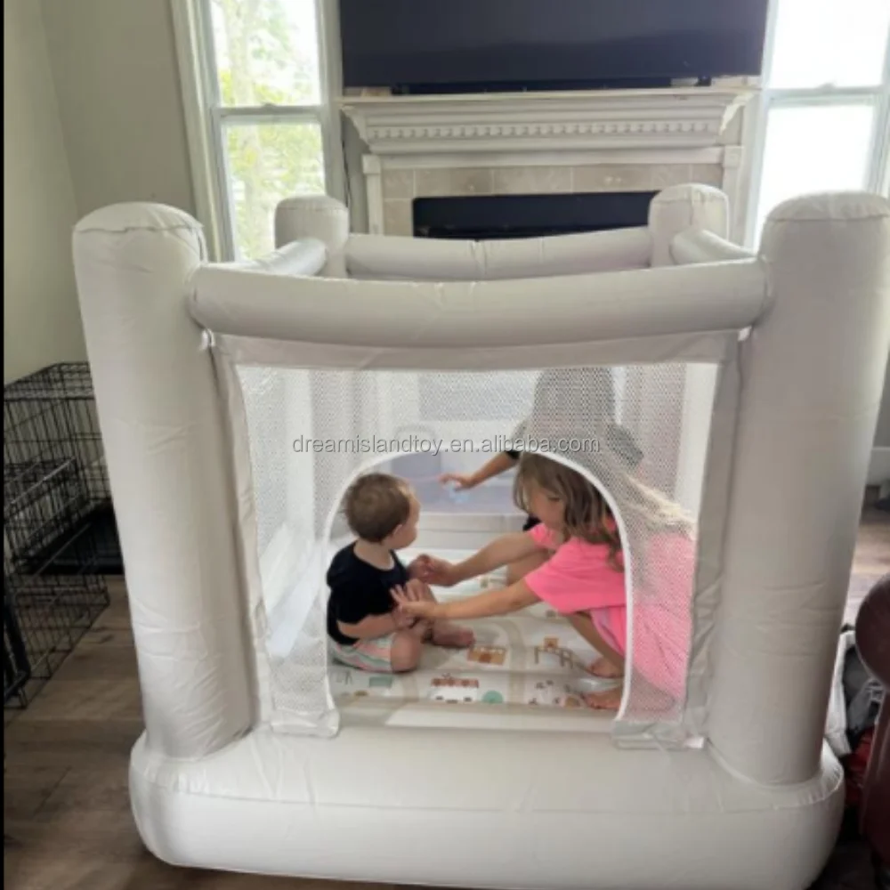 Wholesale price self-inflating bounce house without blower small inflatable bounce house for children