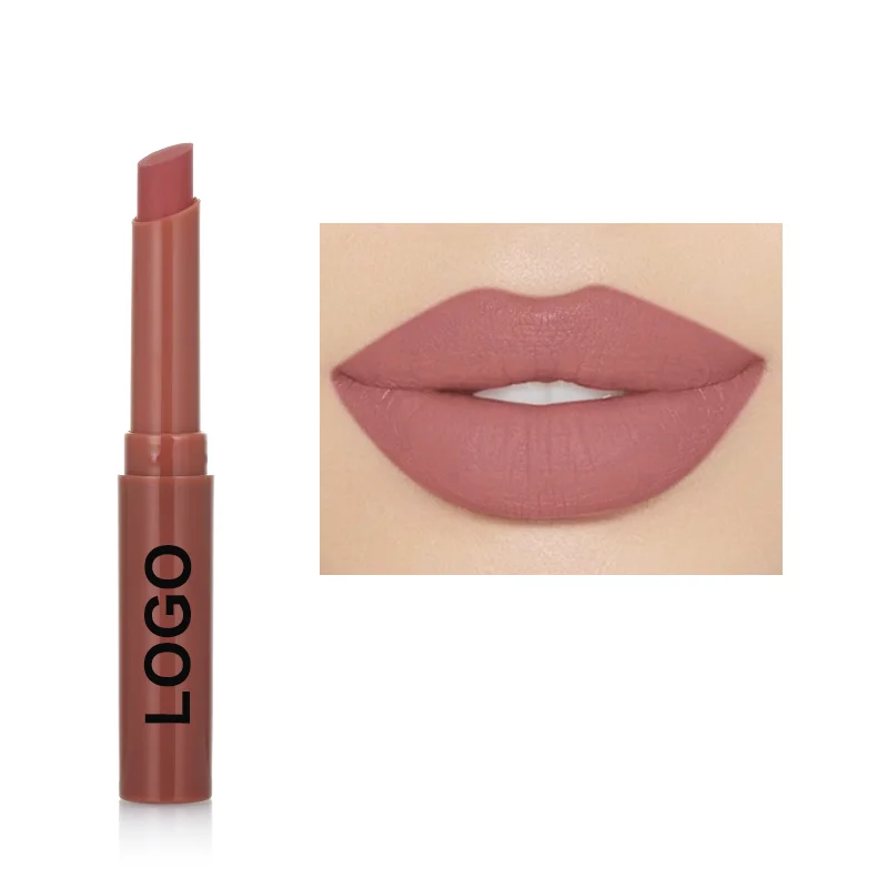 Private label velvet soft pigment vegan natural lip crayon velvet custom logo