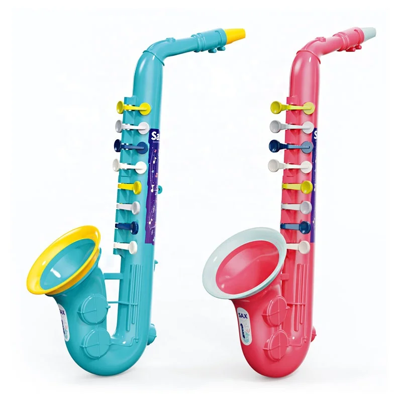 Music toy saxophone for kids musical instruments plastic saxophone
