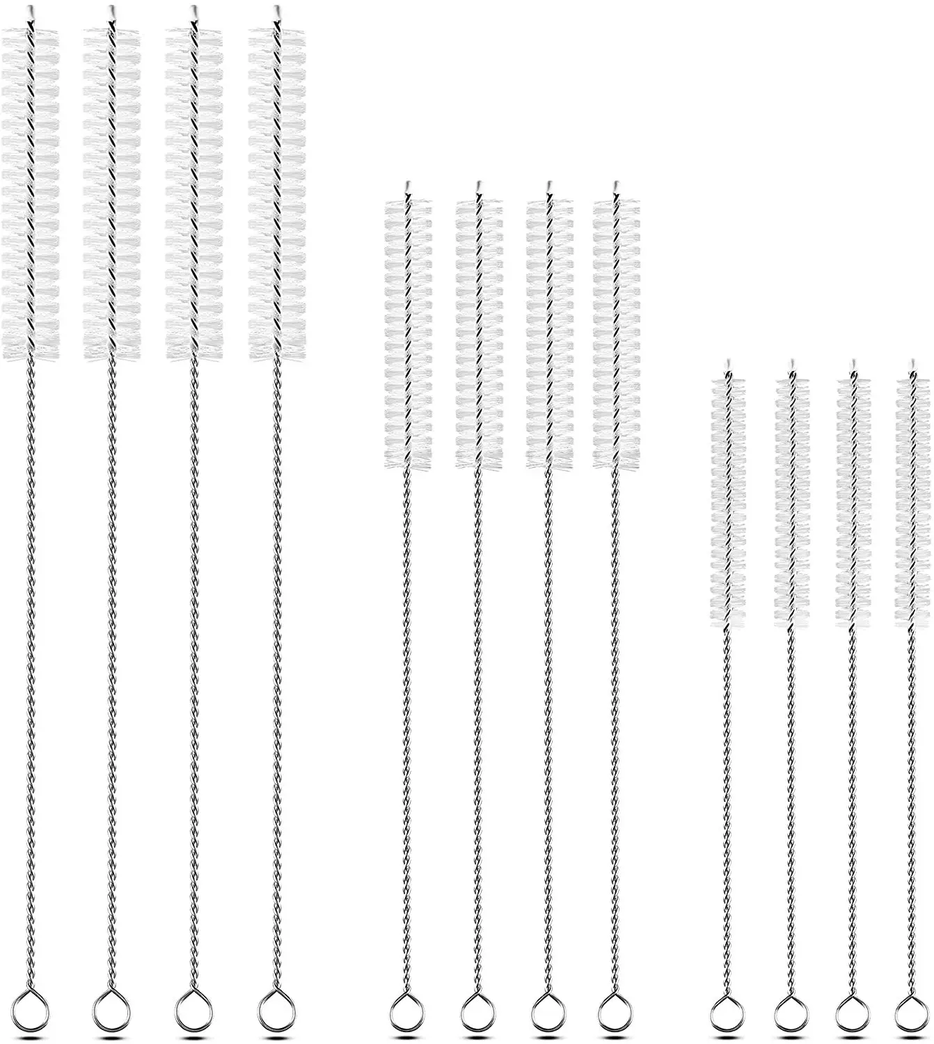 Hot selling straw plastic straw stainless steel clean brush for straw