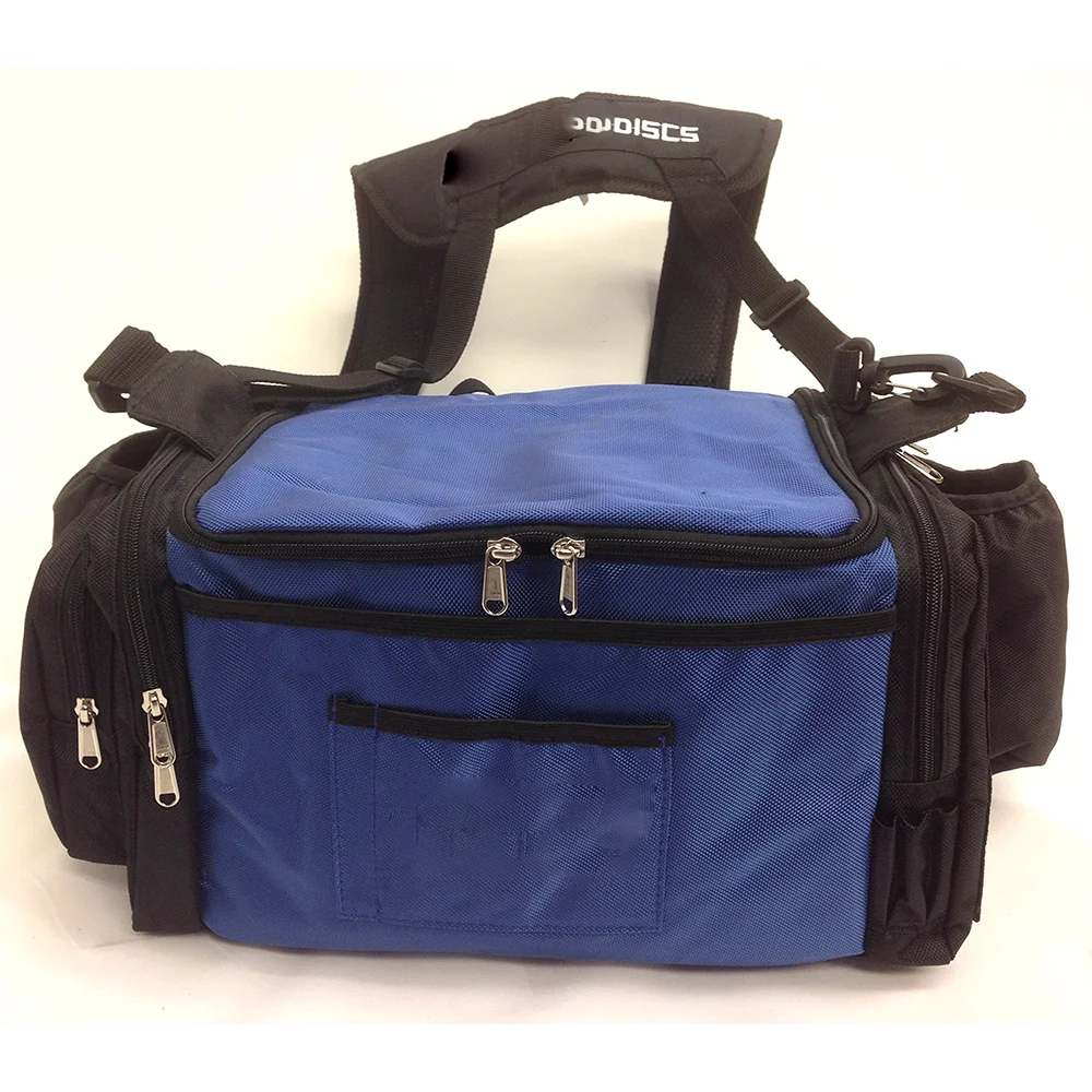 Large Disc Golf Bag with Straps Hold 18-22 Disc Large Bottle Holder Compatible with All Major Backpack Style Bag Straps