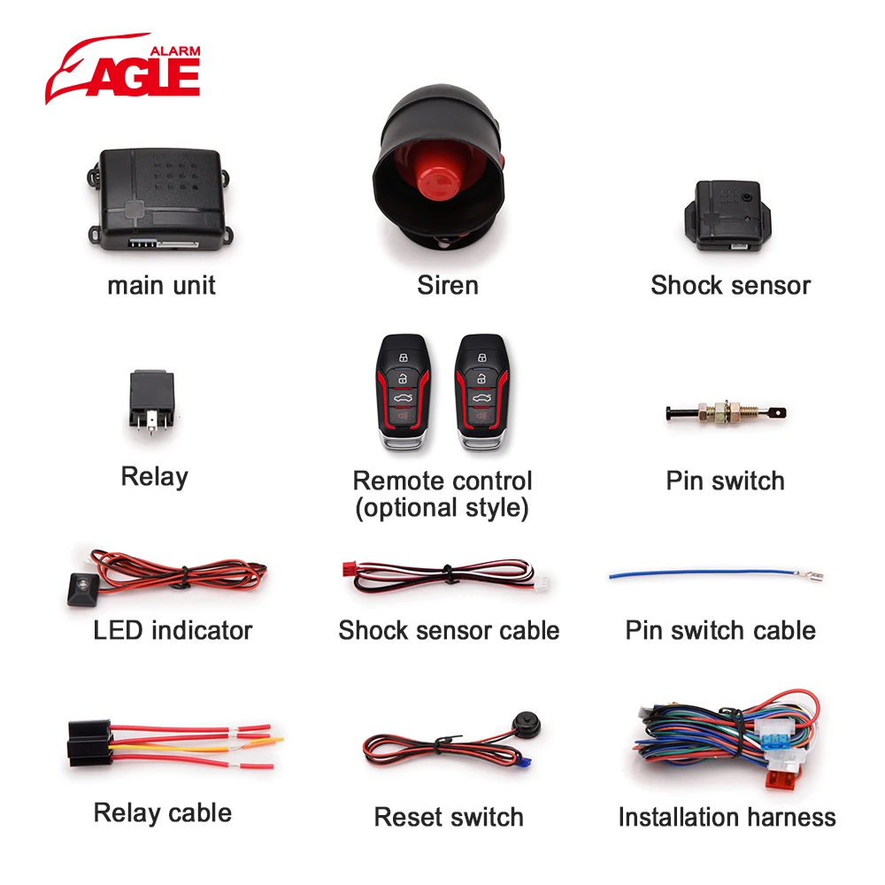 Hot Sale Car Immobilizer Keyless Entry System Alarm Remote Car Alarm Car Alarm alarmas para autos