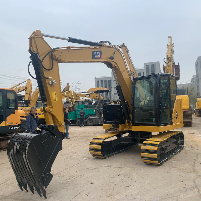 Juefu 7.5 Ton 7.5t Mini Excavator Machine Micro Excavator For Caterpillar Cat307.5