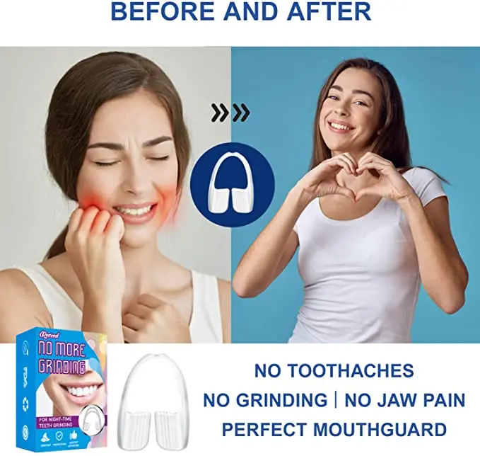 Grinding Teeth Anti Grinding Teeth Custom Moldable Dental Night Guard Prevent Bruxism Mouth Guard OPP Bag Comfortable