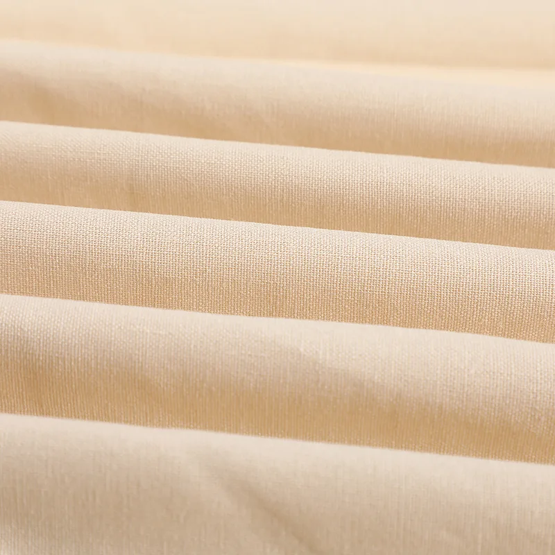 Thickened plain linen viscose fabric for spring and summer ethnic style plain cloth dress luggage inner fabric