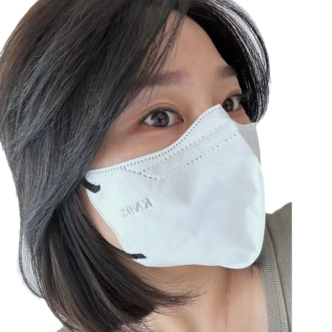 3D KN95 safety dust face maskes faceshield petit facemask disposable respirators & masks kn95 5ply mask mouth covering breather
