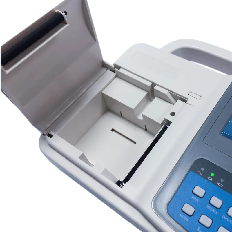 Veterinary touch screen medical equipment 3 channel 5 leads ECG machine with automatic interpretation UN8003V