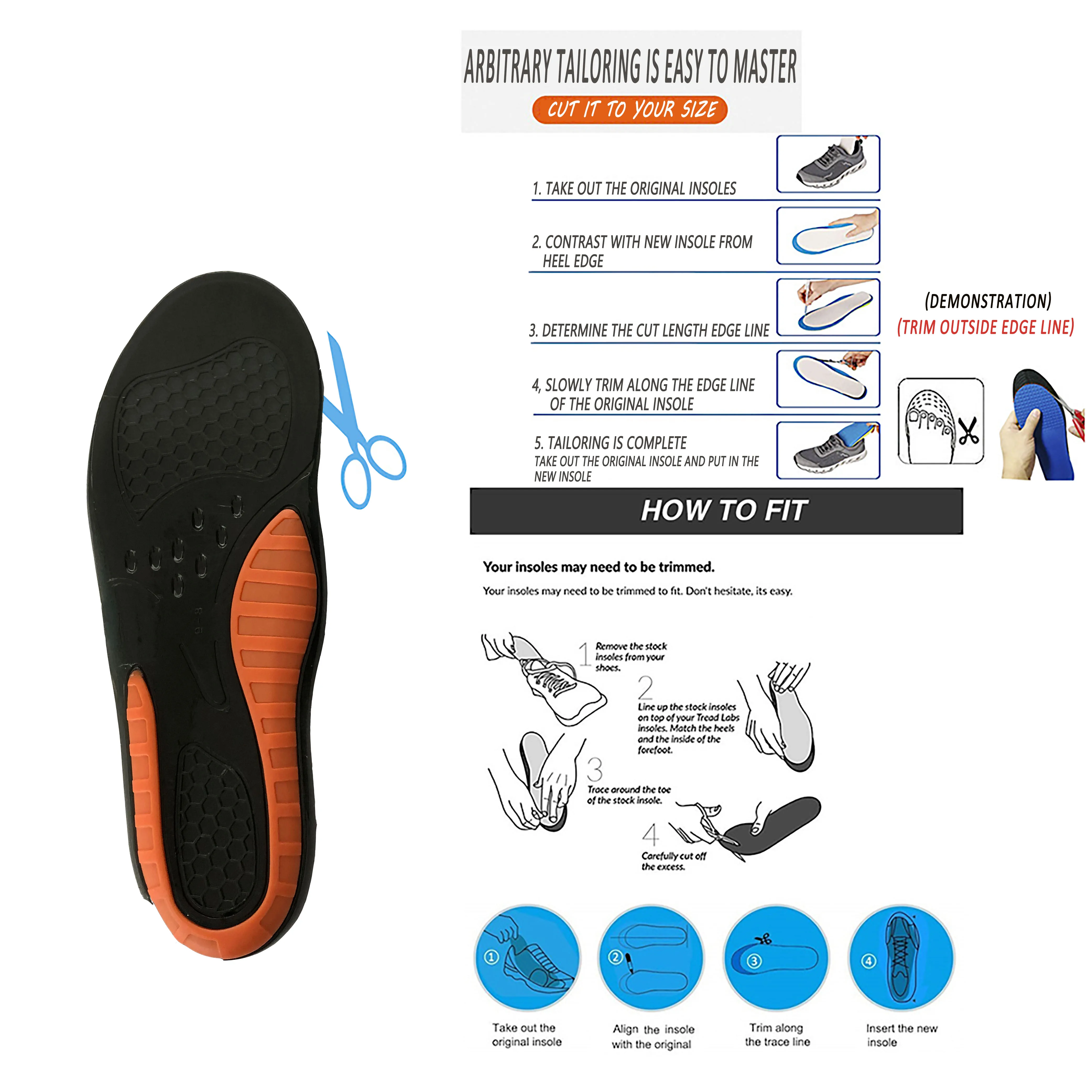 heat moldable insole orthopedic insoles for shoes thermoforming insole