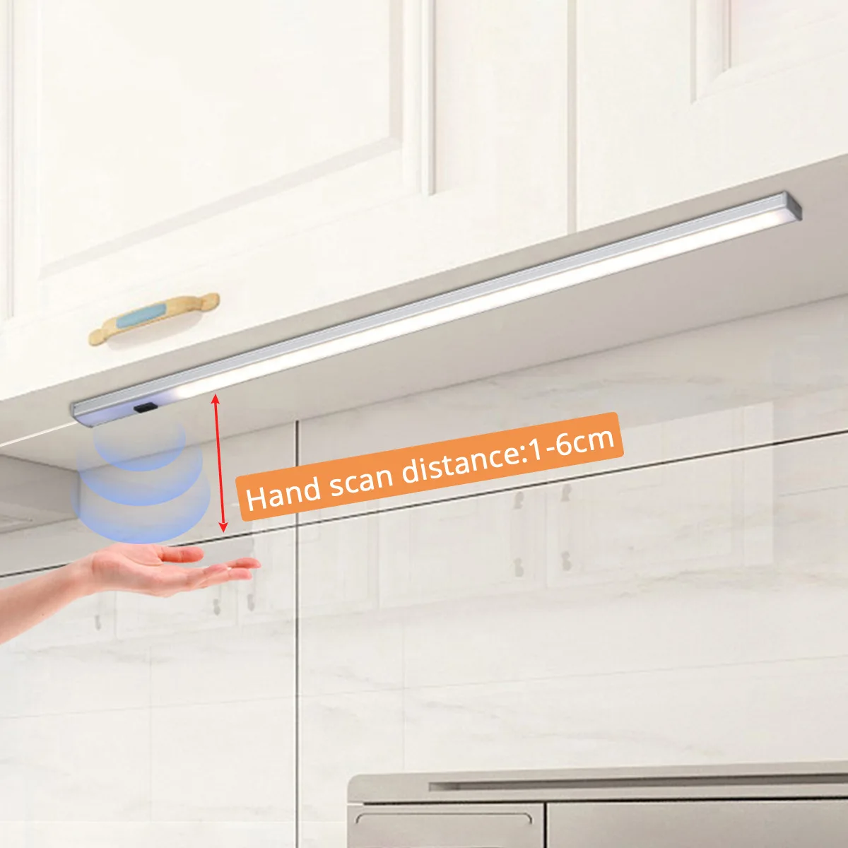 Led motion sensor cabinet light for kitchen bedside under cabinet led light