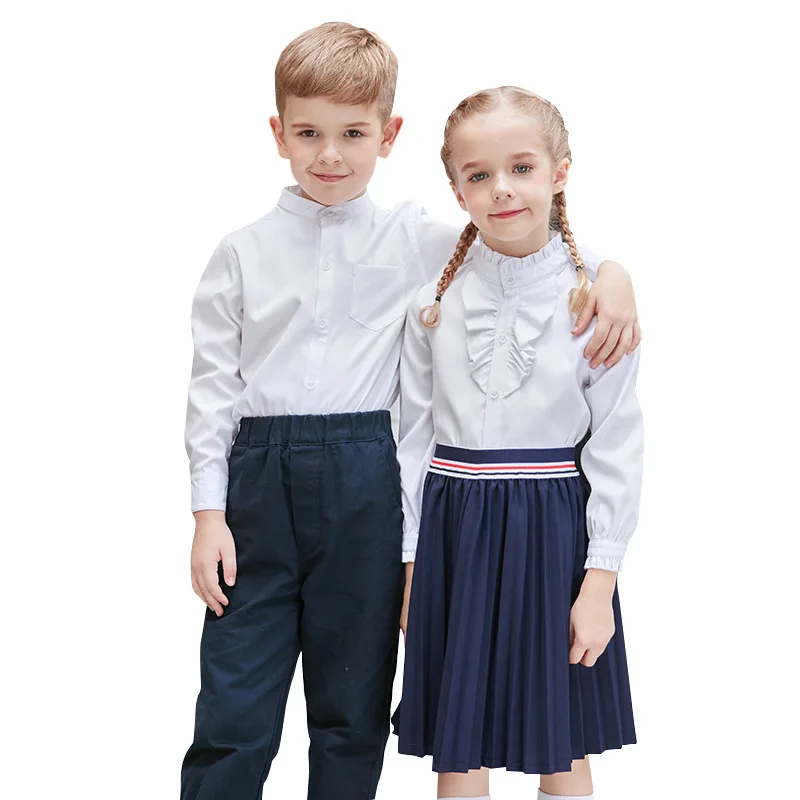 
Wholesale autumn wear high primary kindergarten school Uniform design for boys and girls 
