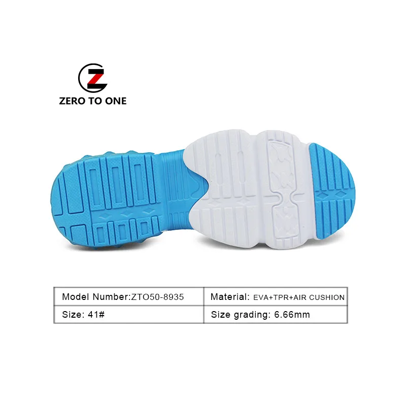 2021 Latest Design Men Sport Shoe Outsole EVA+TPR Material Shoes Sole High Quality Air Cushion Running Sneaker Soles