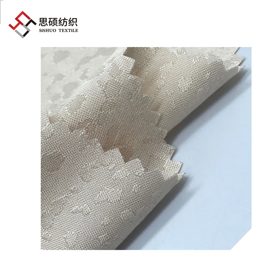 140GSM 65% viscos 35% rayon jacquard imitated silk fabric for trousers garment Swimwear Dress skirts pajamas formal dress