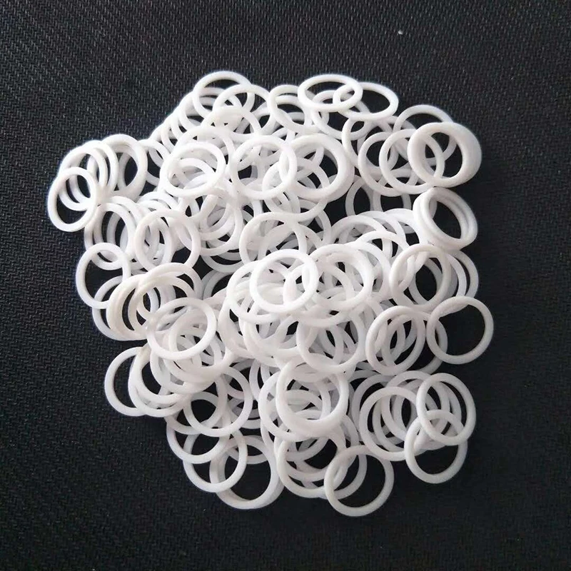 custom virgin fluoroethylene plastic die cut flat seal ring  ptfe washerptfe gasket
