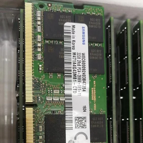32gb ddr4 2666mhz single modules of laptop memory