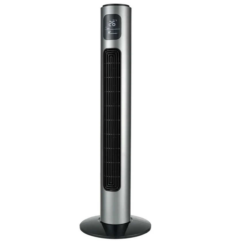 Remote WIFI Control Led Display Housing Pedestial Fan 38 Tower Fan Electric Stand Fan With Timer