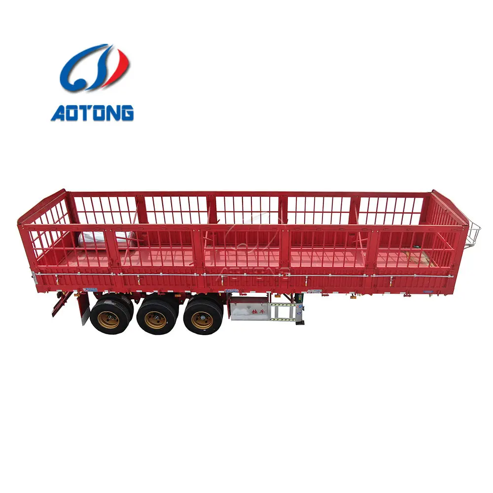 new side wall fence semi trailer side boards 28 feet 40 50 60 ton sidewall fence drop side semi trailer zimbabwe