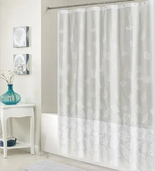 Bathroom Custom Shower Curtain Liner USA OEM Customized Style Stripes Modern Packaging Colorful Hotel Feature Eco PEVA 3D EVA