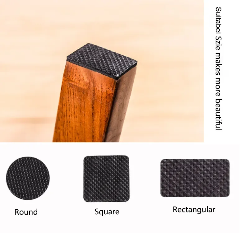 Hot Selling Self Adhesive Furniture Leg Felt Pads Anti Slip Mat Bumper Damper For Chair Table Protector Pads