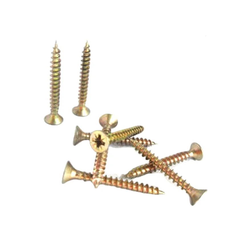 Zinc Plated Pozi Drive Double Csk Flat Head Chipboard Screw Timber Screw Fiberboard Screw