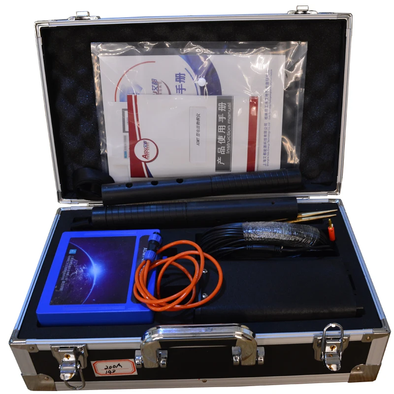 
 400 м добыча портативный подземный детектор руды металла минеральный детектор Шахты локатор экран Модель с беспроводным датчиком  