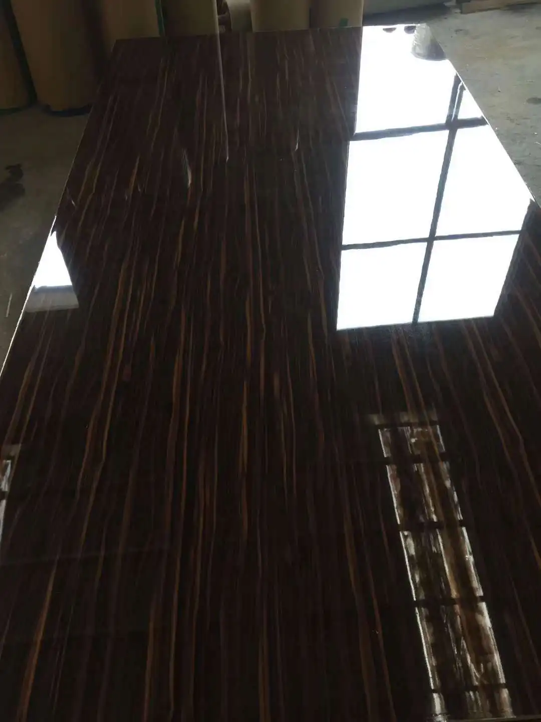 18mm 16mm 12mm 9mm UV high gloss  melamine faced UV mdf board panel for Furniture Plywood