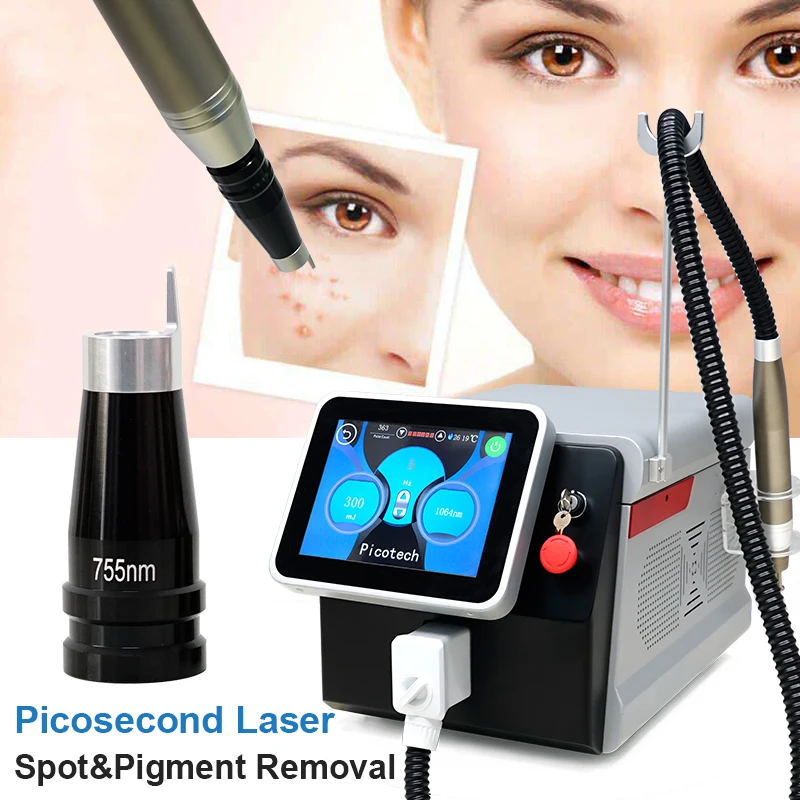 Peeling Machine Portable Picosecond Pico Laser Tattoo Removal Picosecond Carbon English Laser No Yag