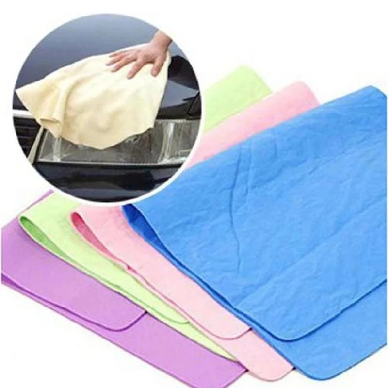 YDM Multifunctional absorbent deerskin towel  high elastic suede cloth car cleaning towel super soft car washing