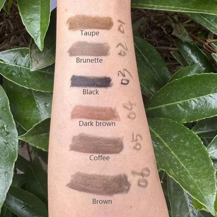 3D Waterproof Microblading Eyebrow Pen Precision Microfeathering Brow Shaping Pencil Ultra Fine Brow Liner Liquid Eye Brow Pen