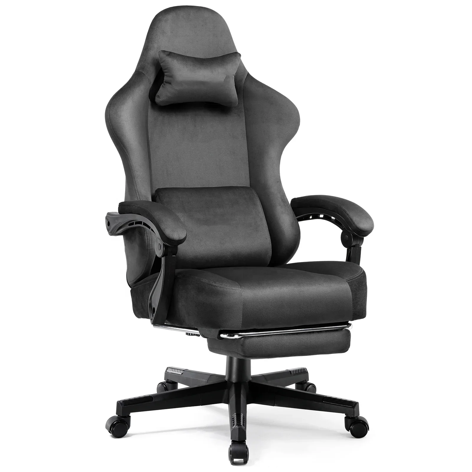 Cheap High Quality Breathable Alcantara computer Gaming Chair Comfortable Massage Gamer Swivel Reclining Chair with Footrest