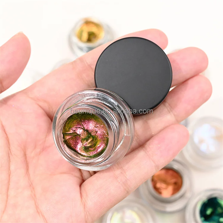 Custom Logo Single Performance Face Color Makeup Eyeliner Eye Shadow High Pigmentation Custom Multichrome Eye Shadow Chameleon