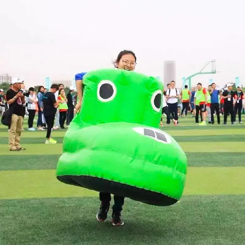 Giant inflatable shoes Fun team building Interactive Game Best outdoor inflatable games for team building moon jump shoes